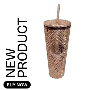 NEW Starbucks Rose Gold Venti Tumbler